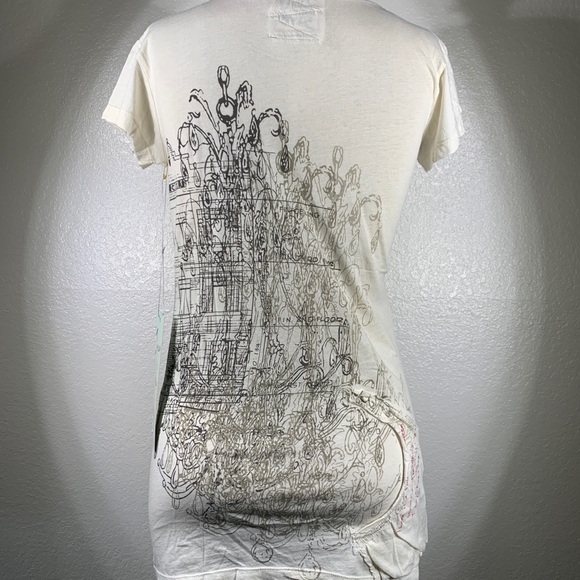 2wotenten5ive Johnny Was Chandelier Tee Shirt NWT - Picture 6 of 7